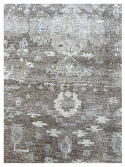Artisan Julie Slate Grey Transitional Knotted Rugs