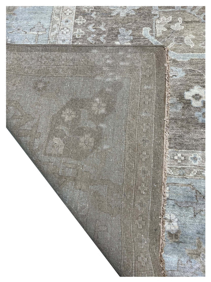 Artisan Julie Slate Grey Transitional Knotted Rugs