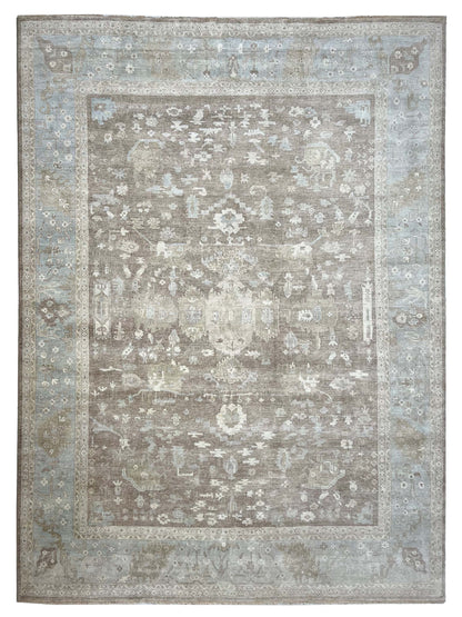 Artisan Julie Slate Grey Transitional Knotted Rugs