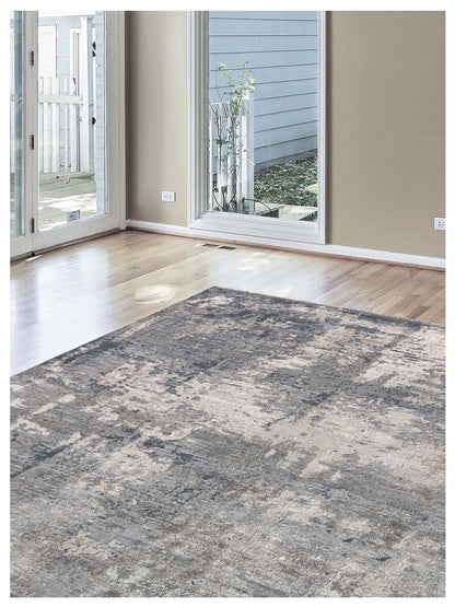 Limited Zelma WI - 441 SILVER Transitional Knotted Rug - Rugs - Limited - Atlanta Designer Rugs