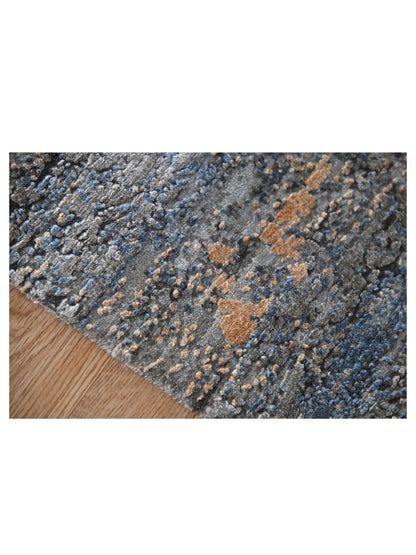 Limited Zelma WI - 455 DARK GRAY Transitional Knotted Rug - Rugs - Limited - Atlanta Designer Rugs