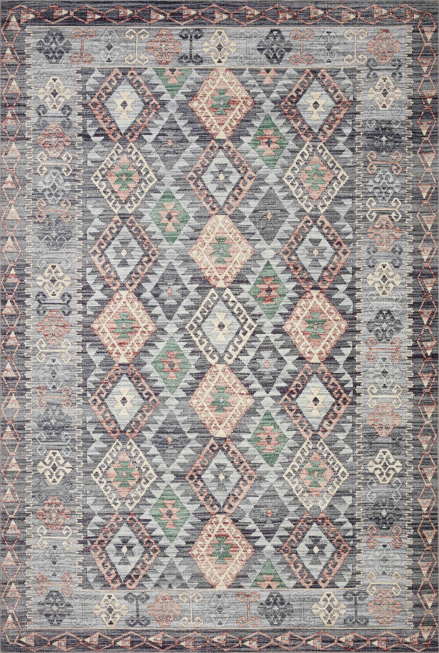 Loloi Zion  Grey Multi Traditional