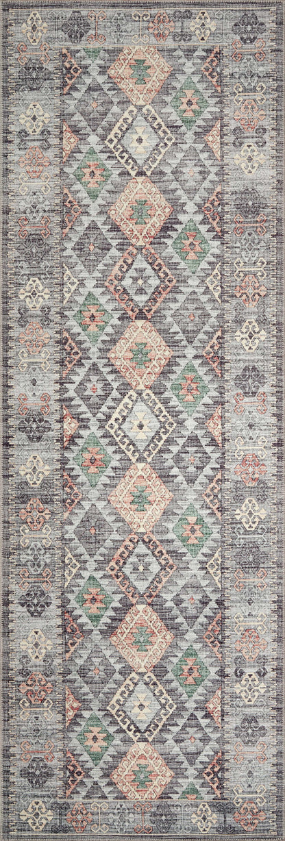 Loloi II Zion  Grey Multi Traditional