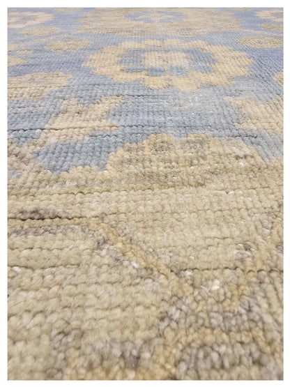 Artisan Zara Lt.Blue Ivory Traditional Knotted Rug - Rugs - Artisan - Atlanta Designer Rugs