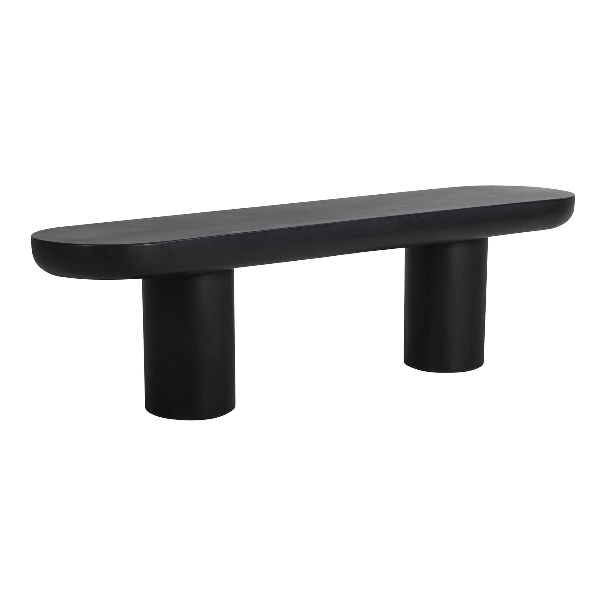 Moes Home Benches Rocca Black Contemporary Furniture