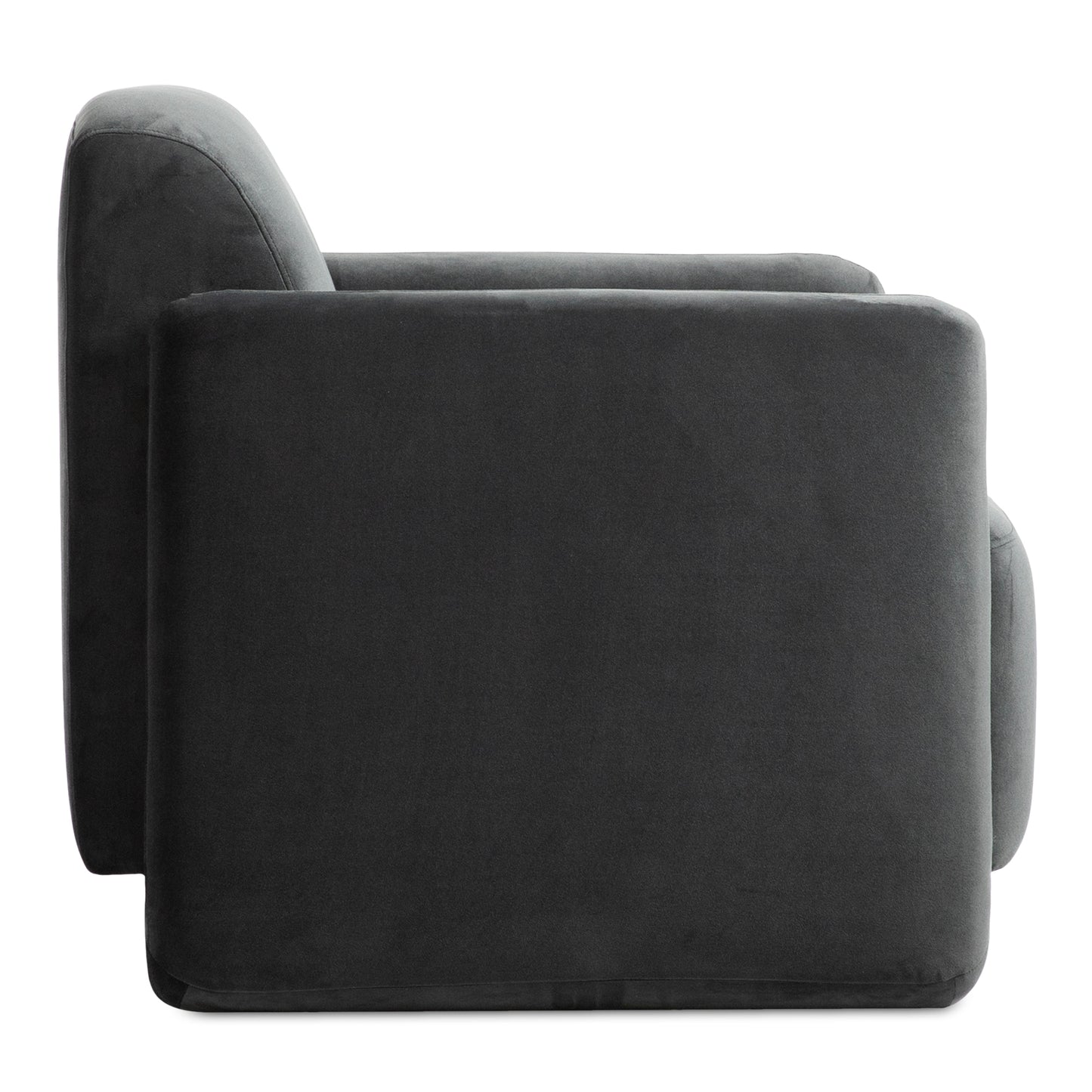 Moes Home Slipper Chairs Fallon Grey Contemporary Furniture