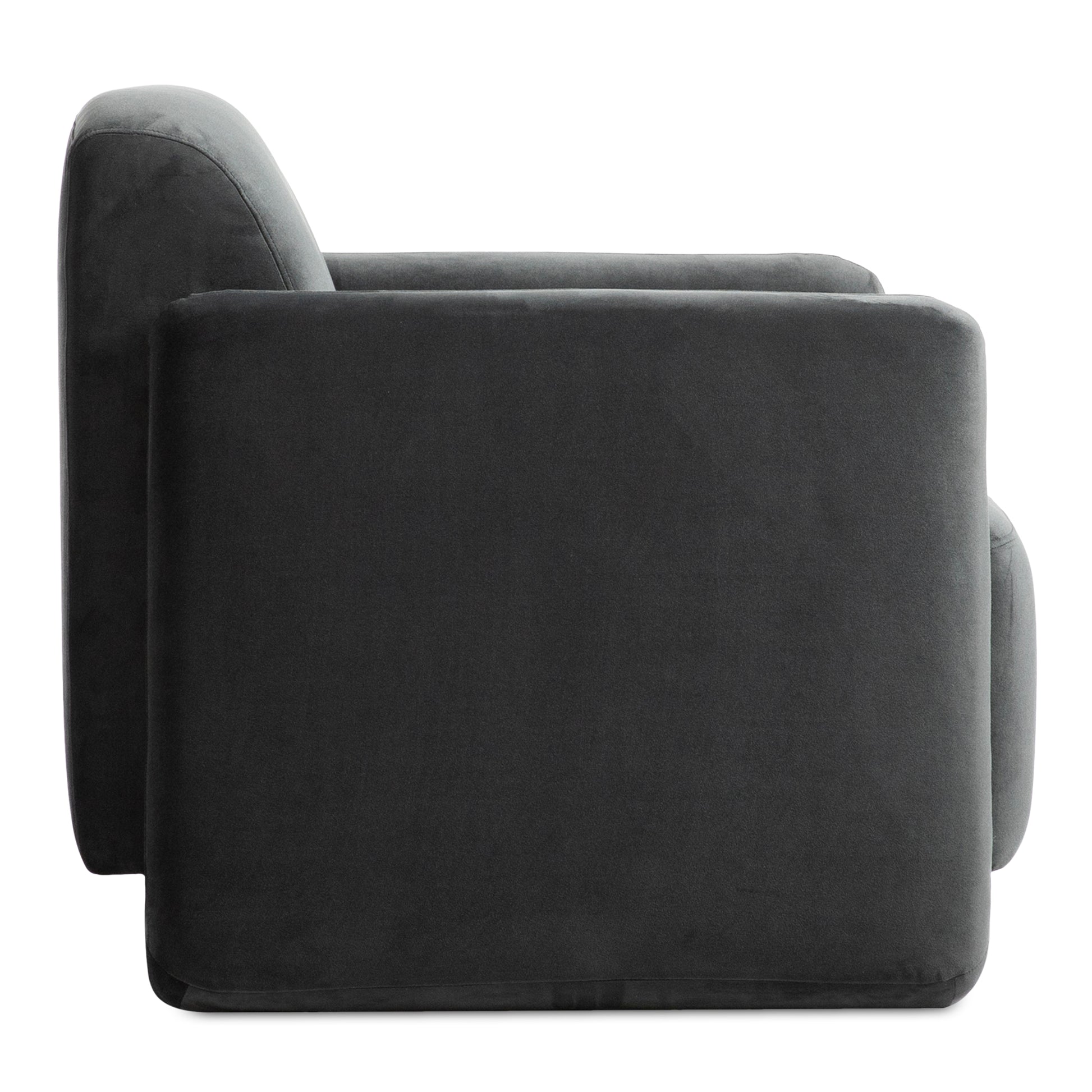 Moes Home Slipper Chairs Fallon Grey Contemporary Furniture