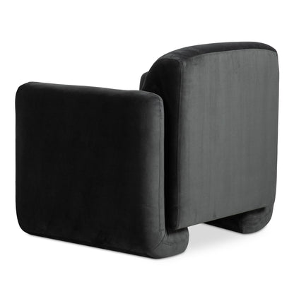 Moes Home Slipper Chairs Fallon Grey Contemporary Furniture