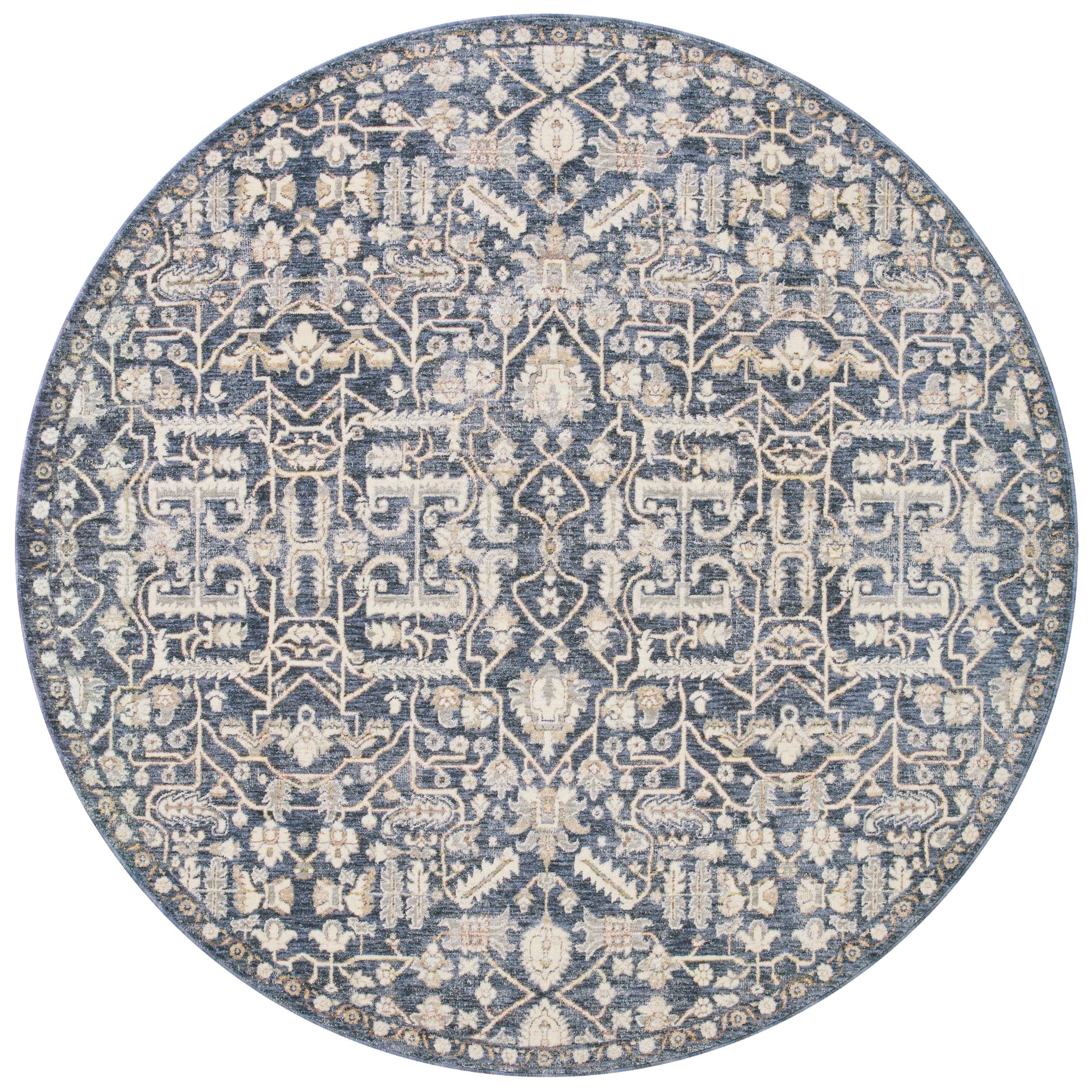 Amber Lewis x Loloi Zuma  Blue Ivory Transitional