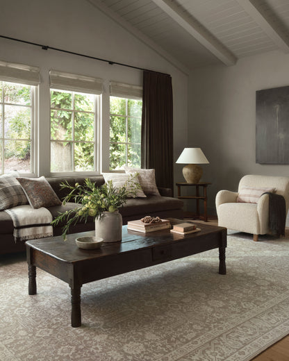 Amber Lewis x Loloi Zuma  Sand Stone Transitional