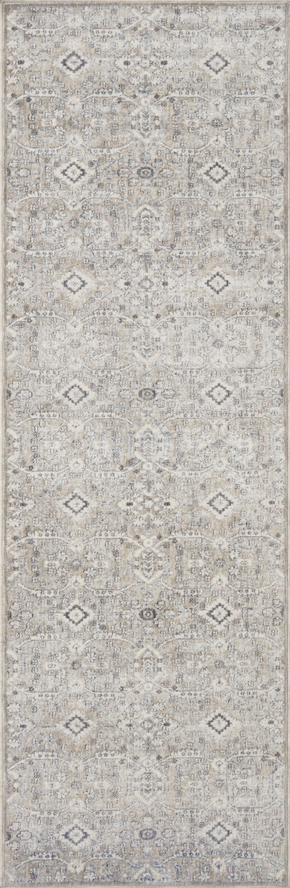 Amber Lewis x Loloi Zuma  Silver Sky Transitional