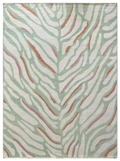 Artisan Blossom Ivory Modern Knotted Rug - Rugs - Artisan - Atlanta Designer Rugs