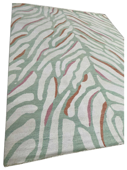 Artisan Blossom Ivory Modern Knotted Rug - Rugs - Artisan - Atlanta Designer Rugs