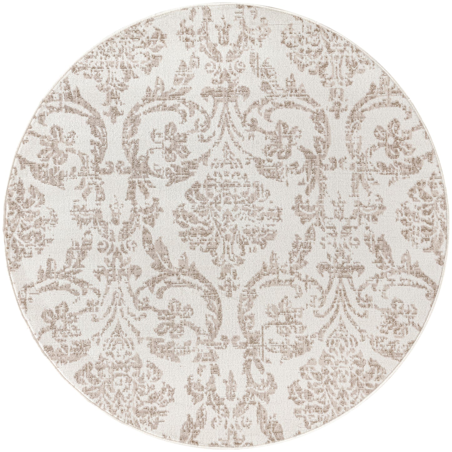 Nourison Home Jubilant JUB09 Ivory Beige Transitional Power-loomed Rug