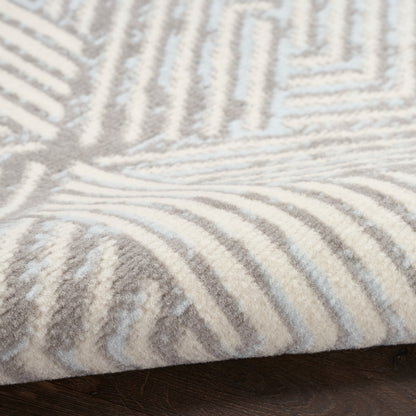 Nourison Home Grafix  Grey  Contemporary