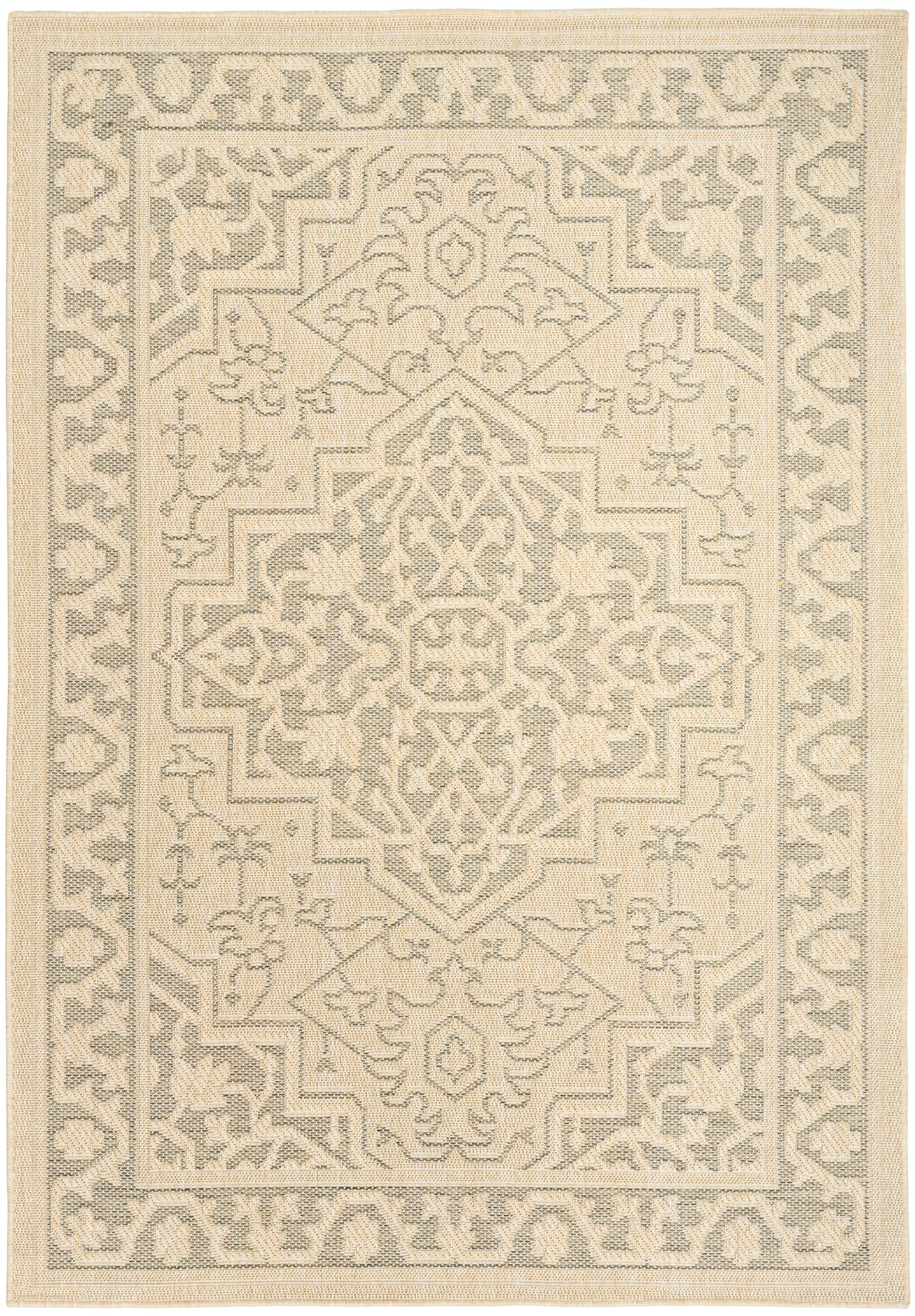 Nourison Home Tulum TLM05 Taupe Olive Contemporary Loom-woven Rug