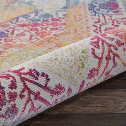 Nourison Home Ankara Global  Ivory Multicolor  Transitional