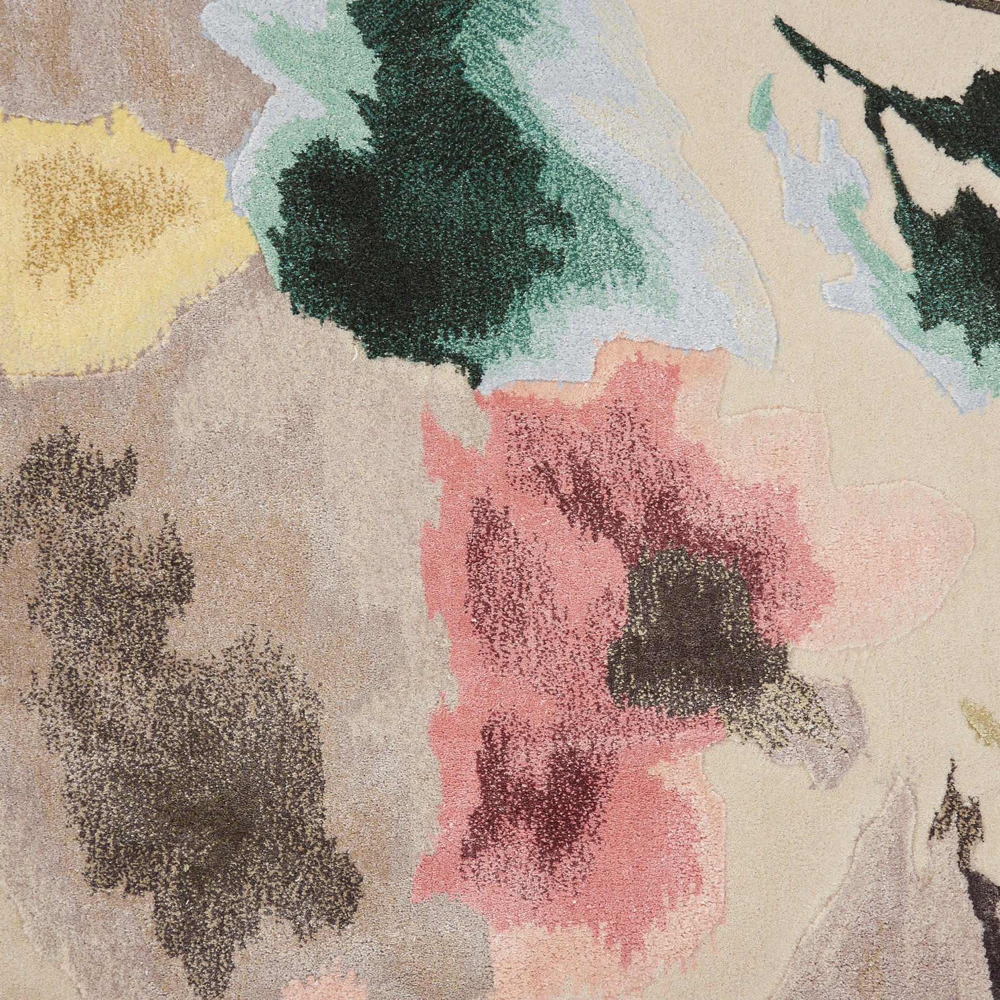 Nourison Home Prismatic  Beige Multicolor  Contemporary