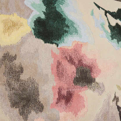 Nourison Home Prismatic  Beige Multicolor  Contemporary