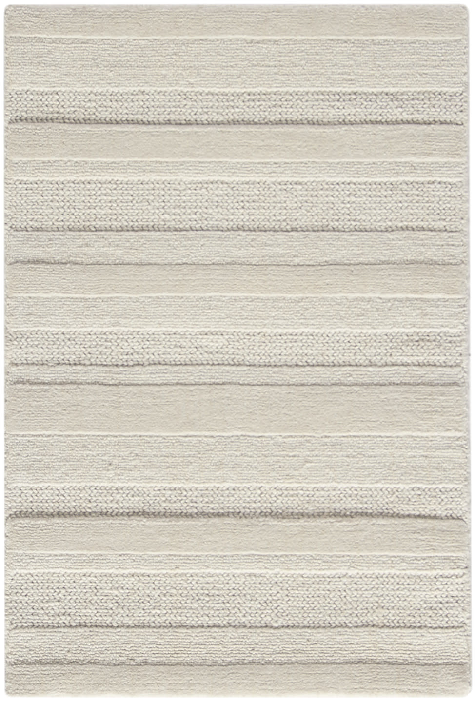 DKNY Pure Multi Weave MTW01 Ivory Traditional Loom knotted Rug