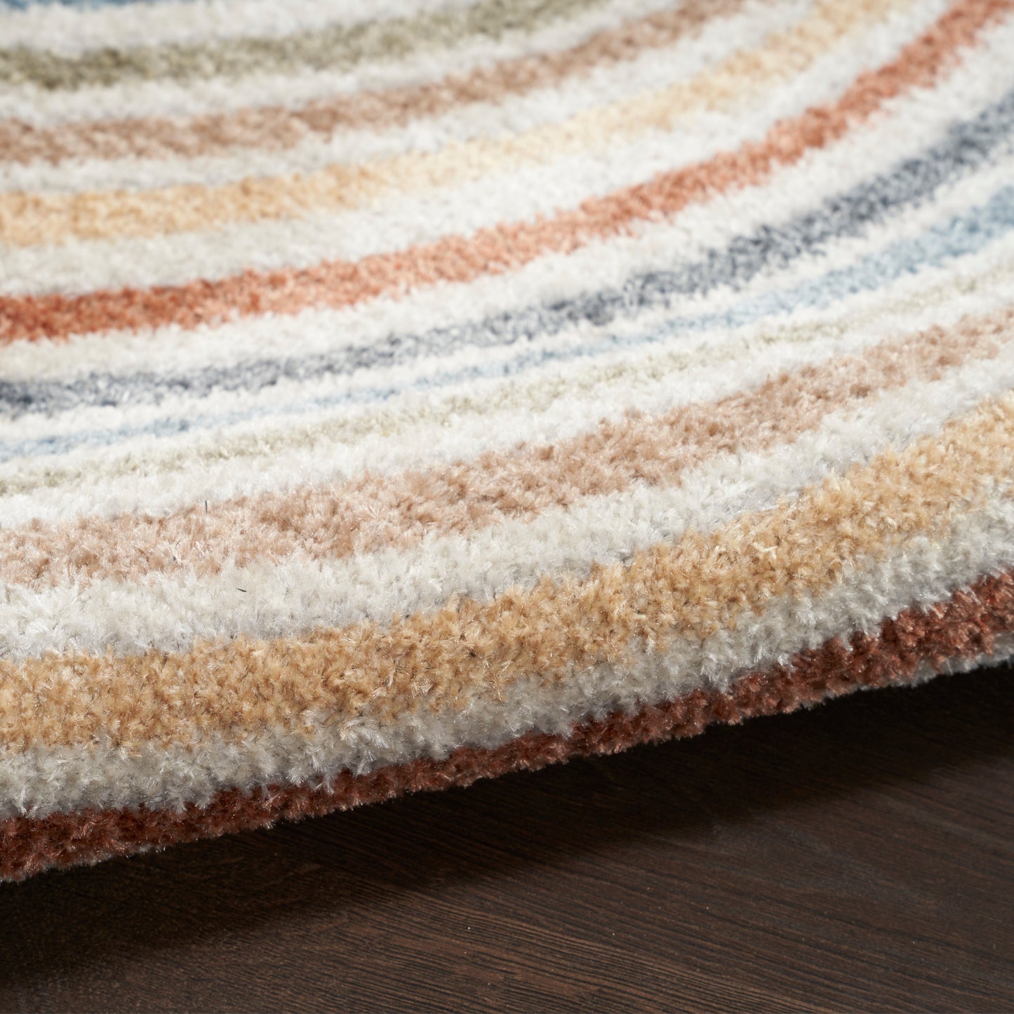 Nourison Home Astra Machine Washable  Ivory Multicolor  Contemporary