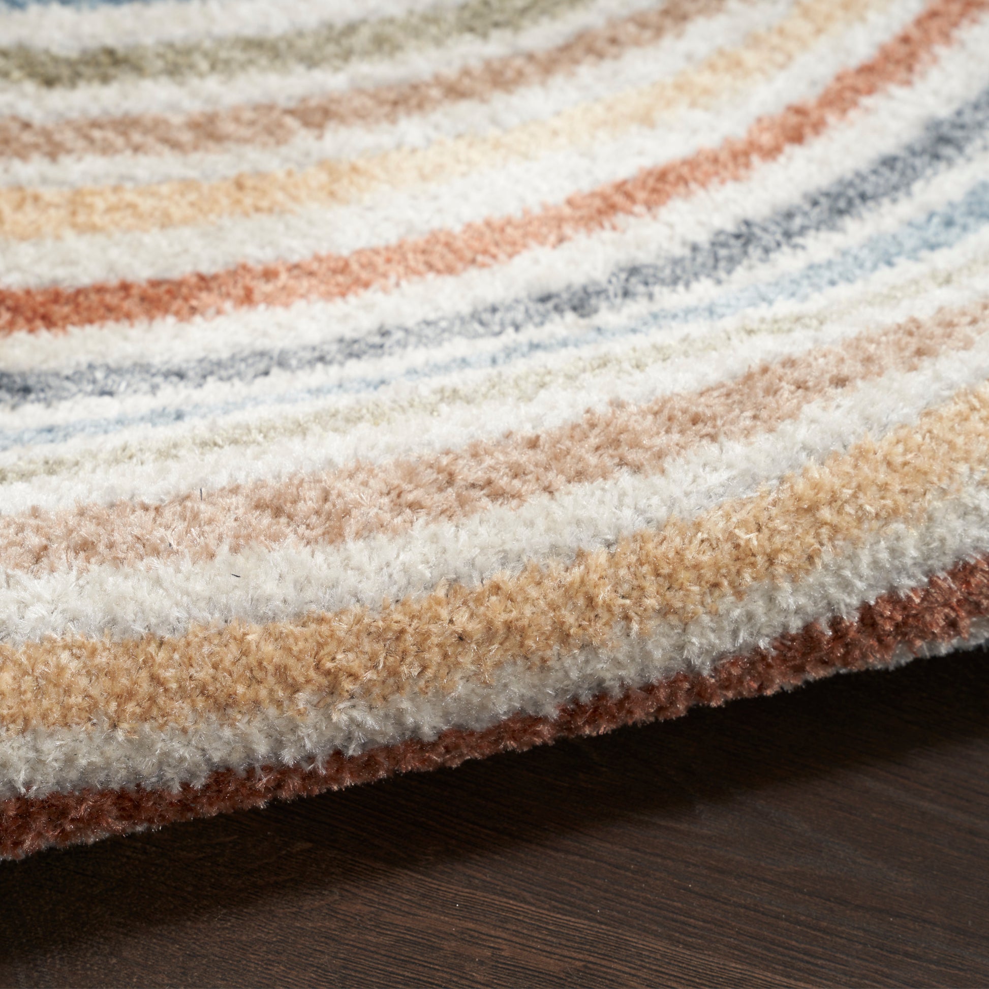 Nourison Home Astra Machine Washable  Ivory Multicolor  Contemporary