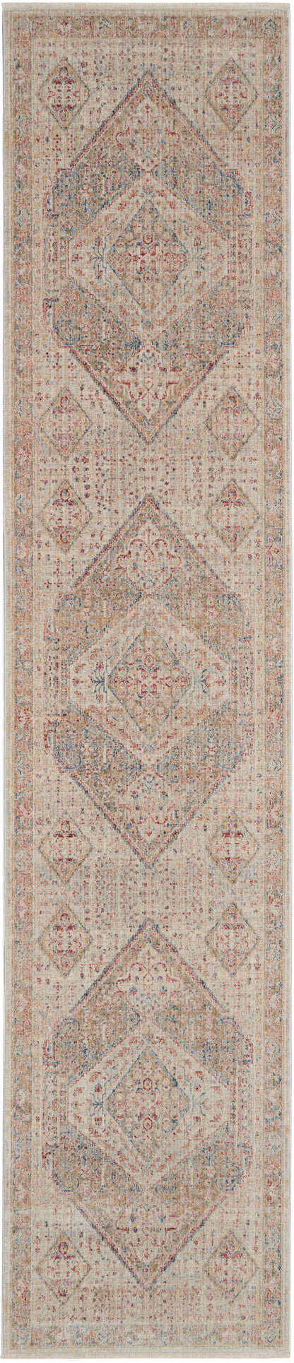 Nourison Home Homestead HMS03 Beige Grey Traditional Power-loomed Rug