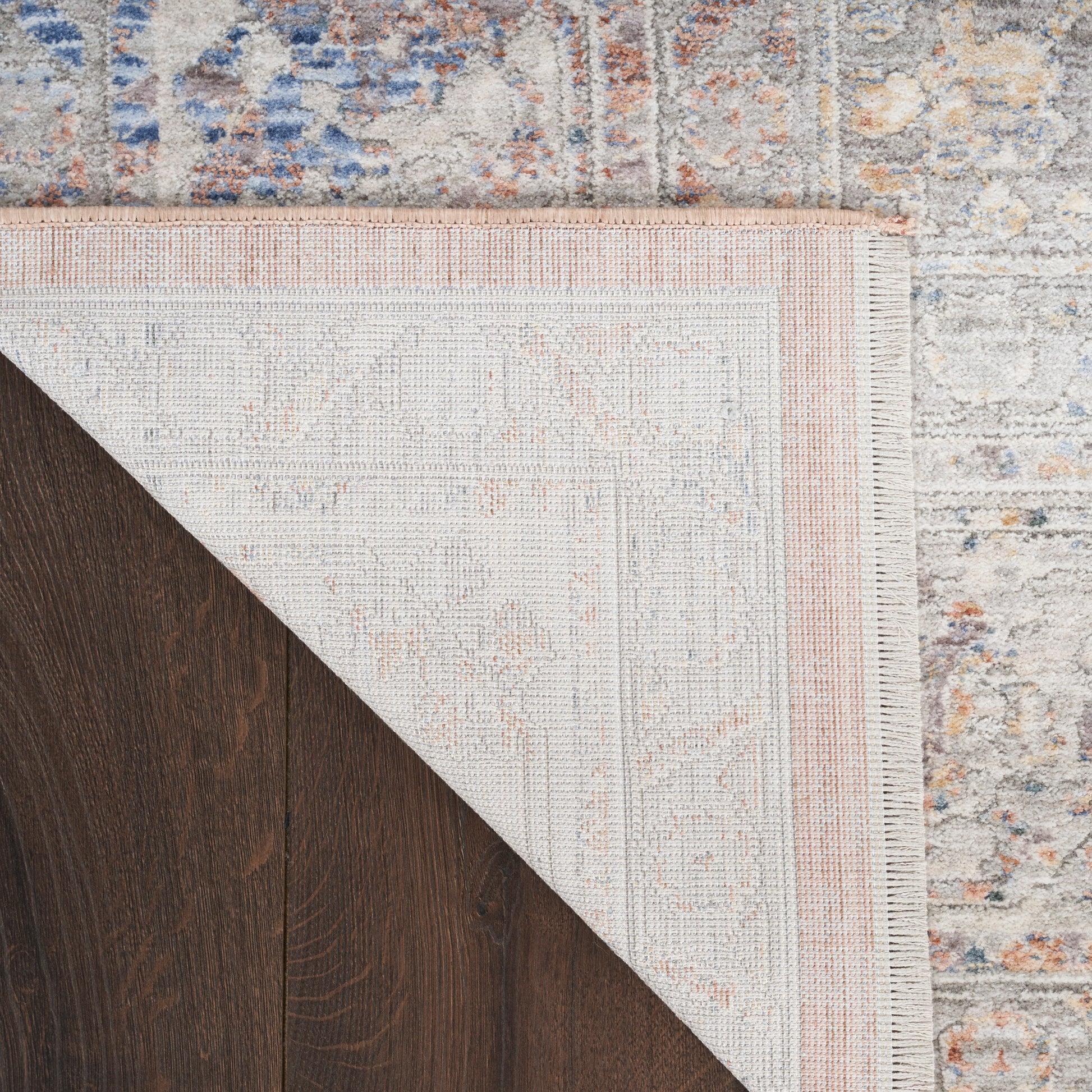 Nourison Home Elegant Heirlooms  Blue Multicolor  Traditional