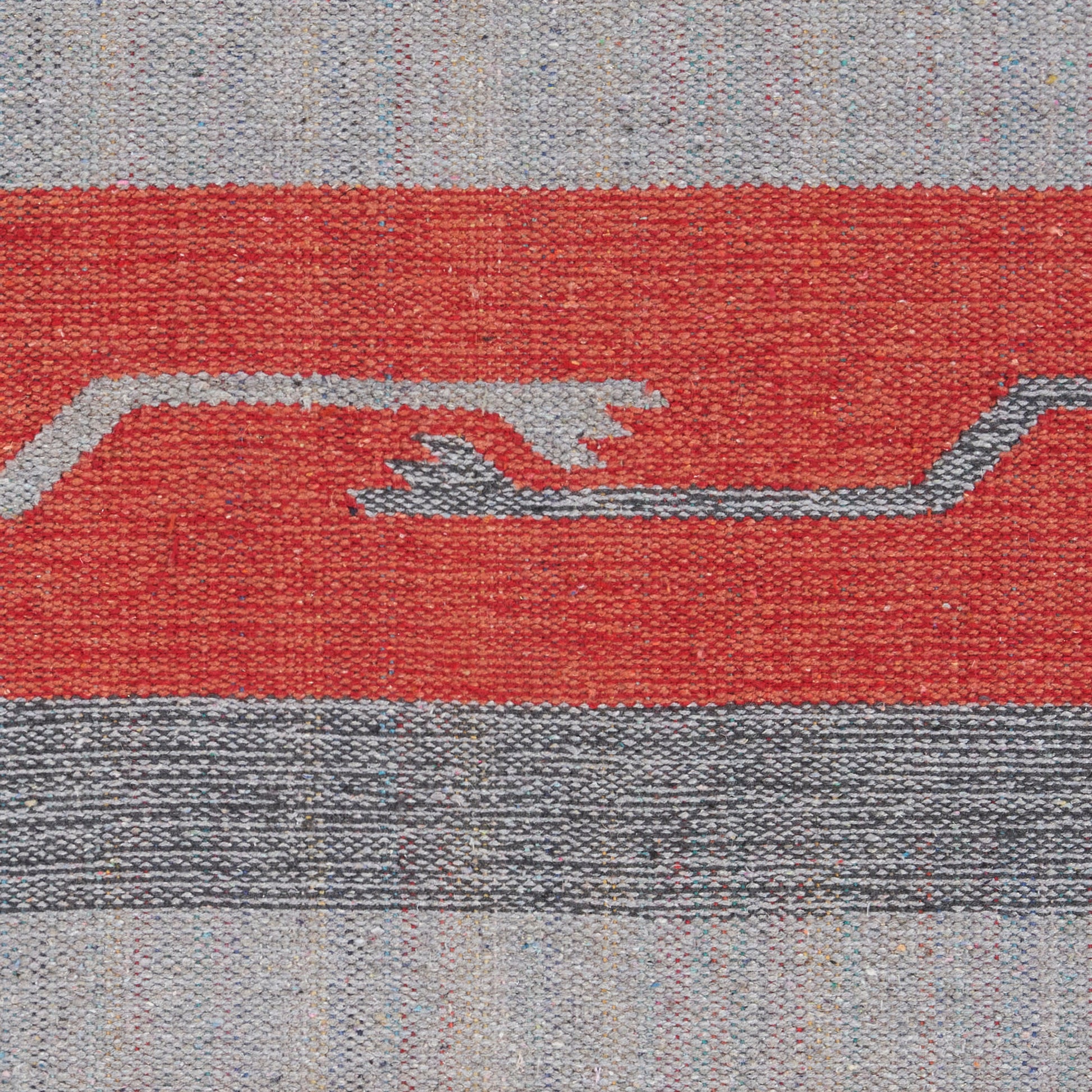 Nourison Home Baja  Grey Red  Transitional