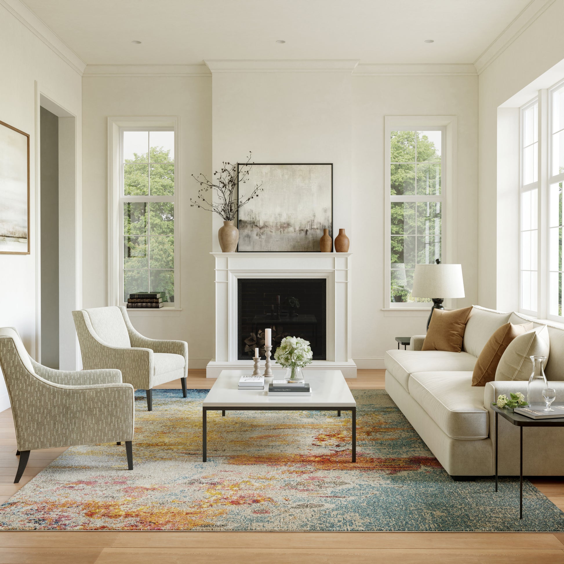 Nourison Home Celestial  Sealife  Contemporary