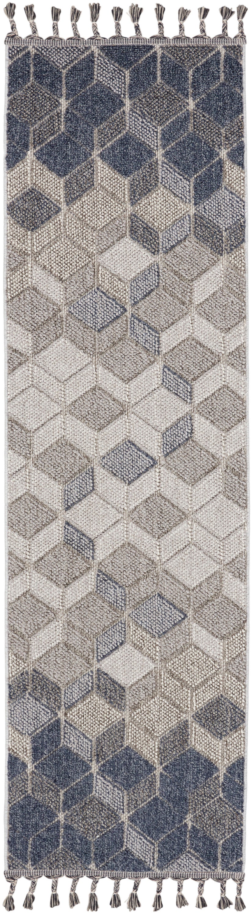 Nourison Home Paxton PAX02 Grey Slate Contemporary Power-loomed Rug