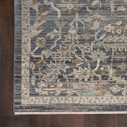 Nourison Home Lynx  Navy Multicolor  Transitional