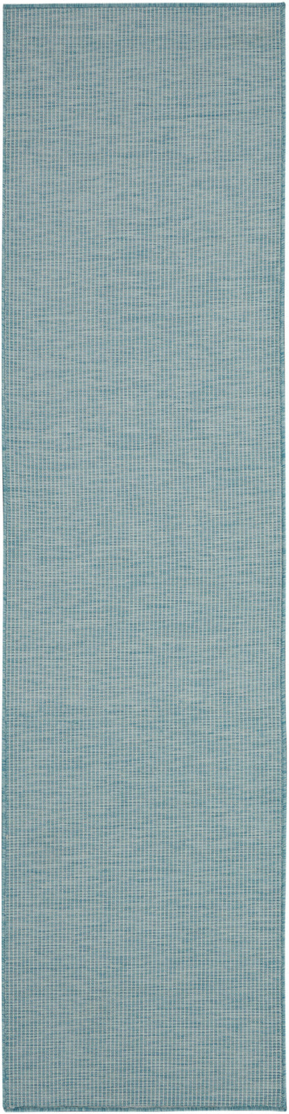 Nourison Home Positano POS01 Aqua Contemporary Power-loomed Rug