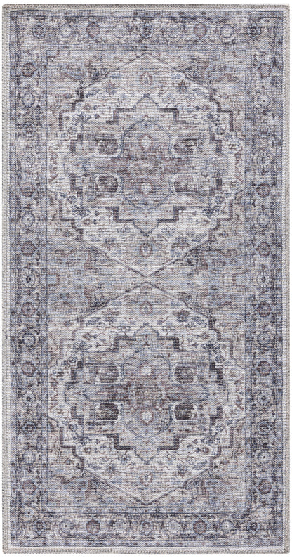 Nourison Home New Concept Washables SR101 Ivory Beige Traditional Machine Woven Rug