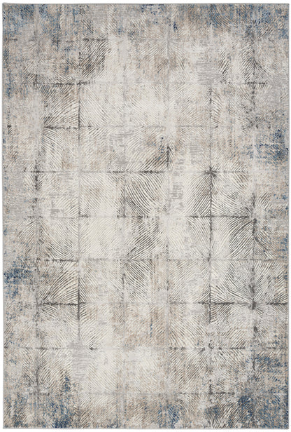 Calvin Klein CK022 Infinity IFN03 Ivory Grey Contemporary Power-loomed Rug