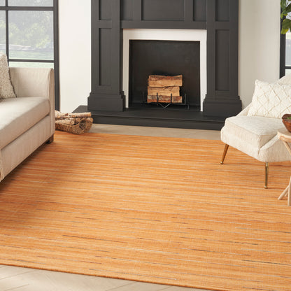 Nourison Home Interweave  Orange  Contemporary