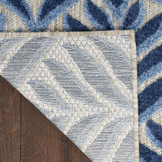 Nourison Home Aloha  Blue  Contemporary