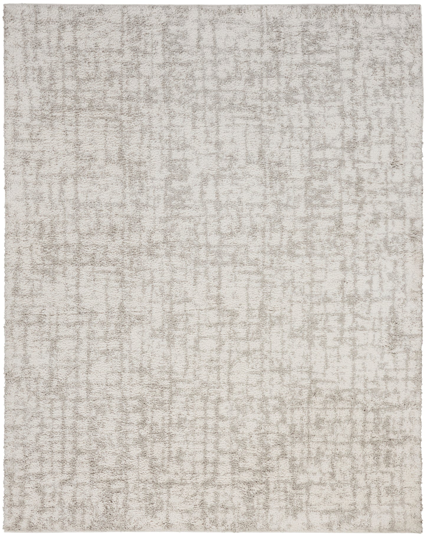 Nourison Home Modern Shag  Ivory Grey  Contemporary