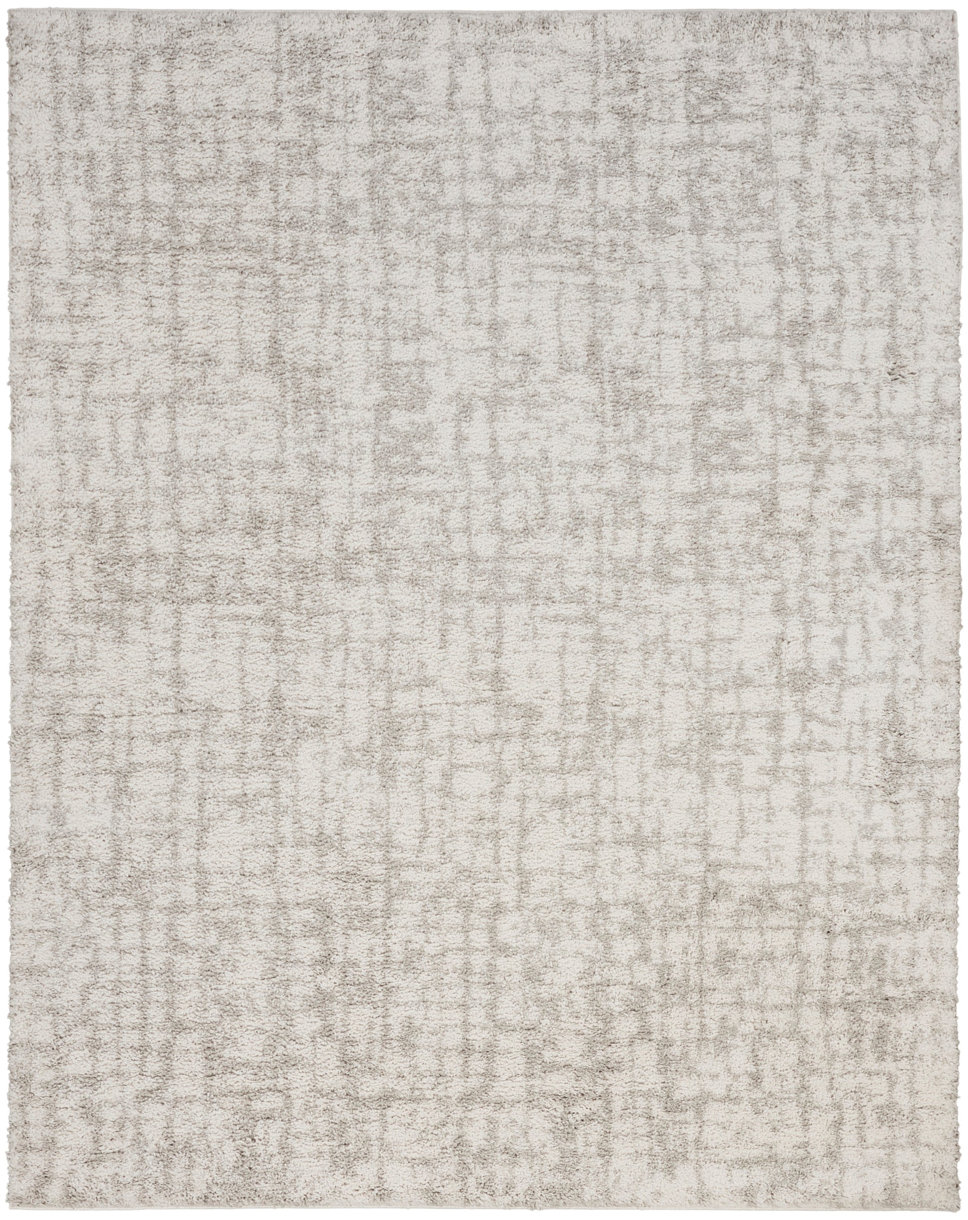 Nourison Home Modern Shag  Ivory Grey  Contemporary