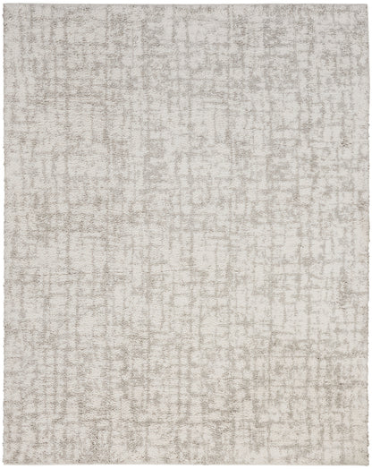 Nourison Home Modern Shag  Ivory Grey  Contemporary