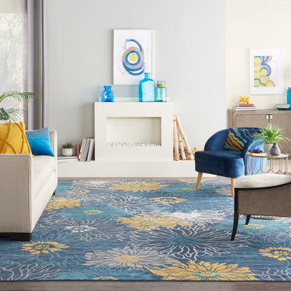 Nourison Home Passion  Blue  Contemporary
