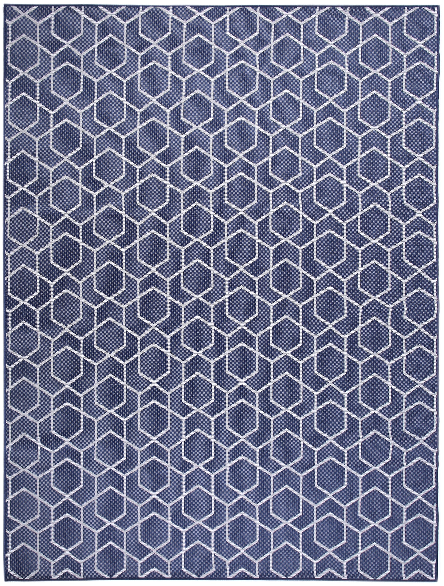 Nourison Home Horizon Indoor/Outdoor HOZ01 Navy Contemporary Power-loomed Rug