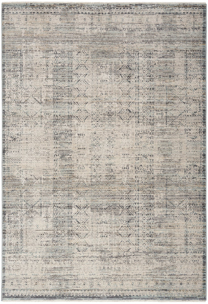 Nourison Home Lynx LNX06 Ivory Blue Transitional Power-loomed Rug