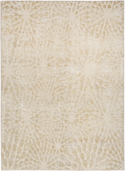 Nourison Home Ambiance AMI02 Ivory Gold Contemporary Loom-woven Rug