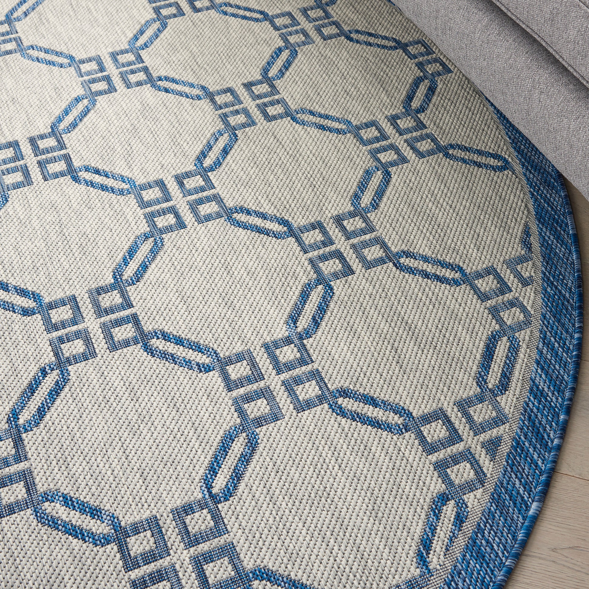 Nourison Home Country Side  Ivory Blue  Transitional