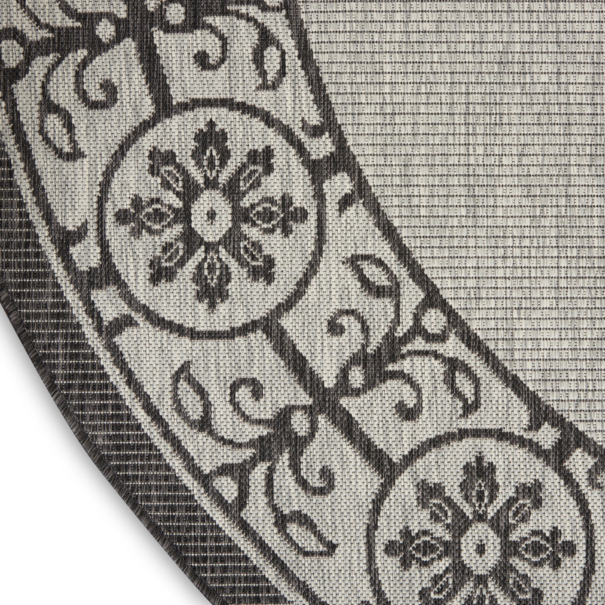 Nourison Home Country Side  Ivory Charcoal  Transitional