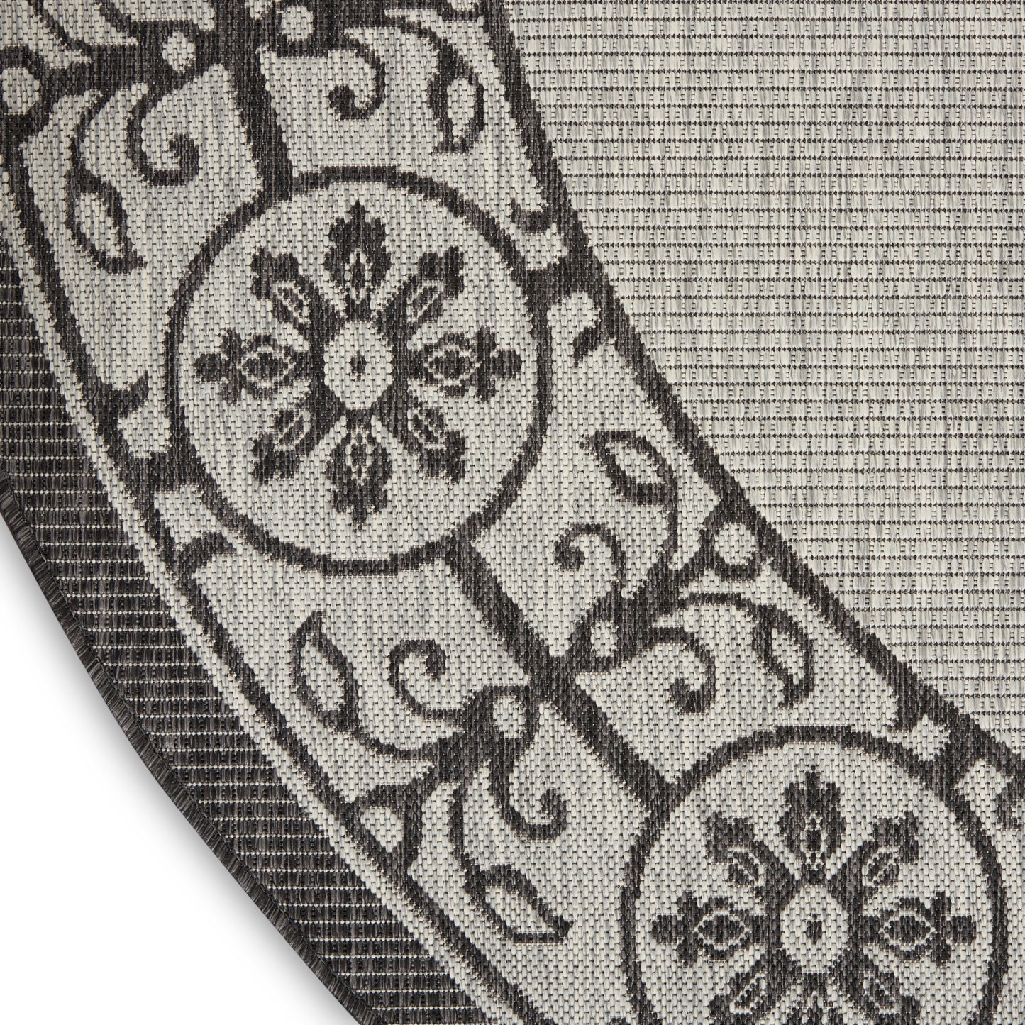 Nourison Home Country Side  Ivory Charcoal  Transitional