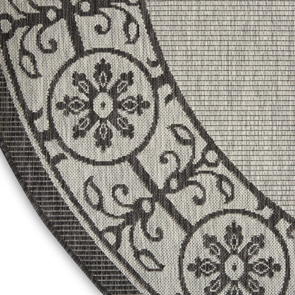 Nourison Home Country Side  Ivory Charcoal  Transitional