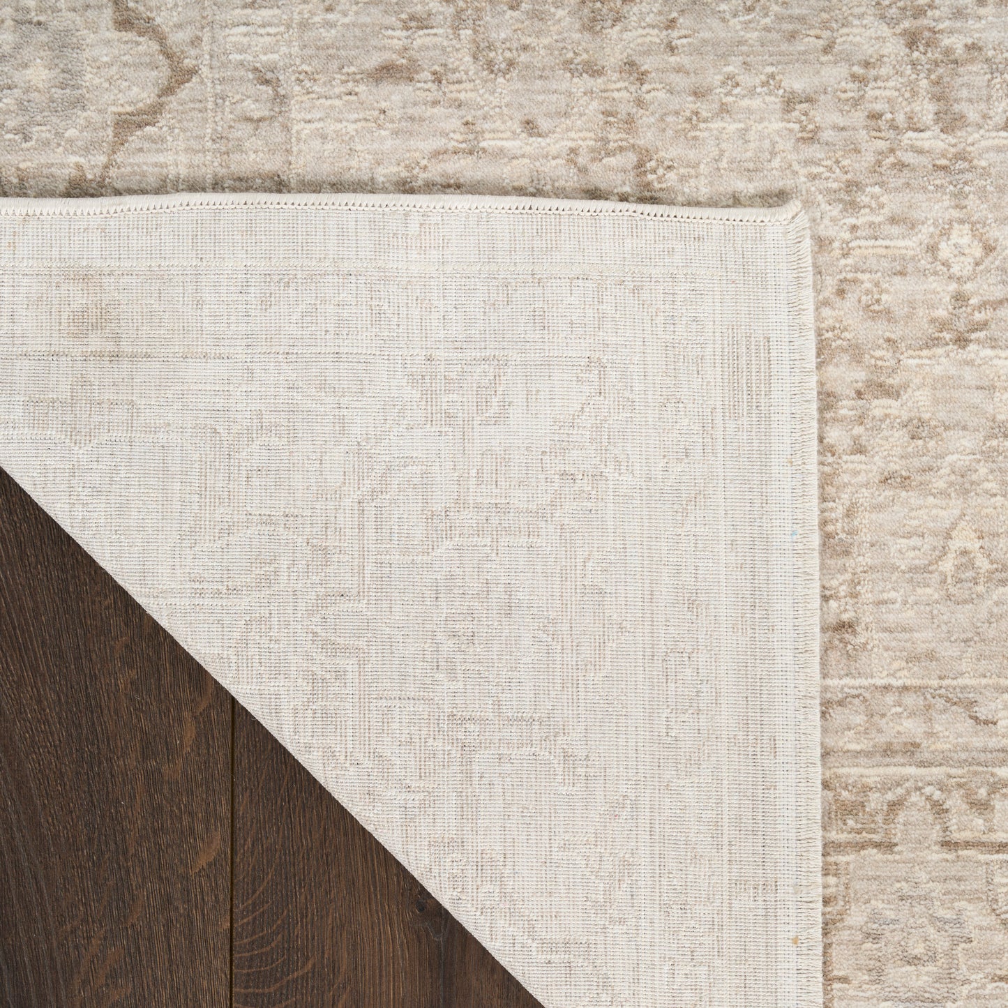 Nourison Home Shadows  Ivory Grey  Traditional