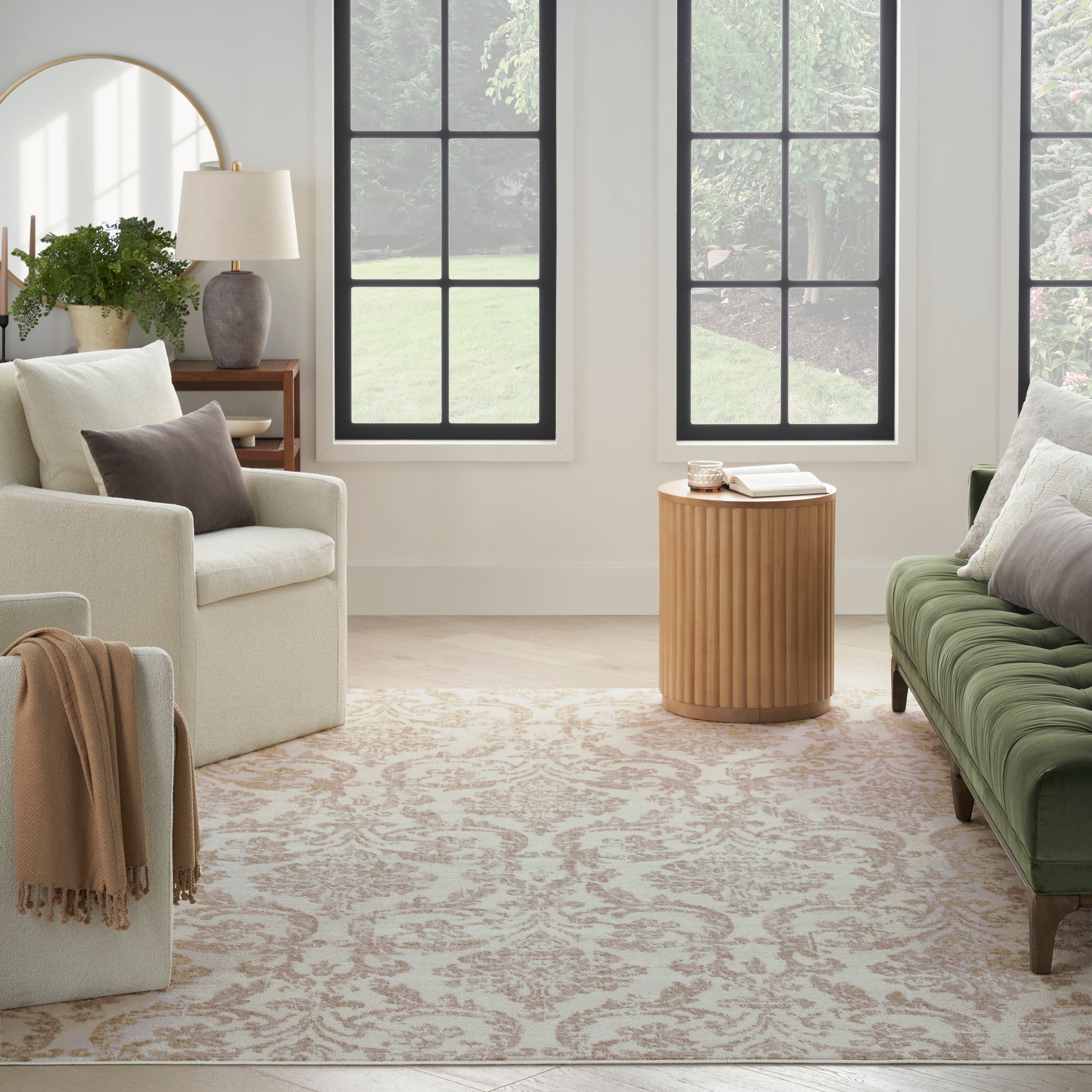 Nourison Home Jubilant  Ivory Beige  Transitional